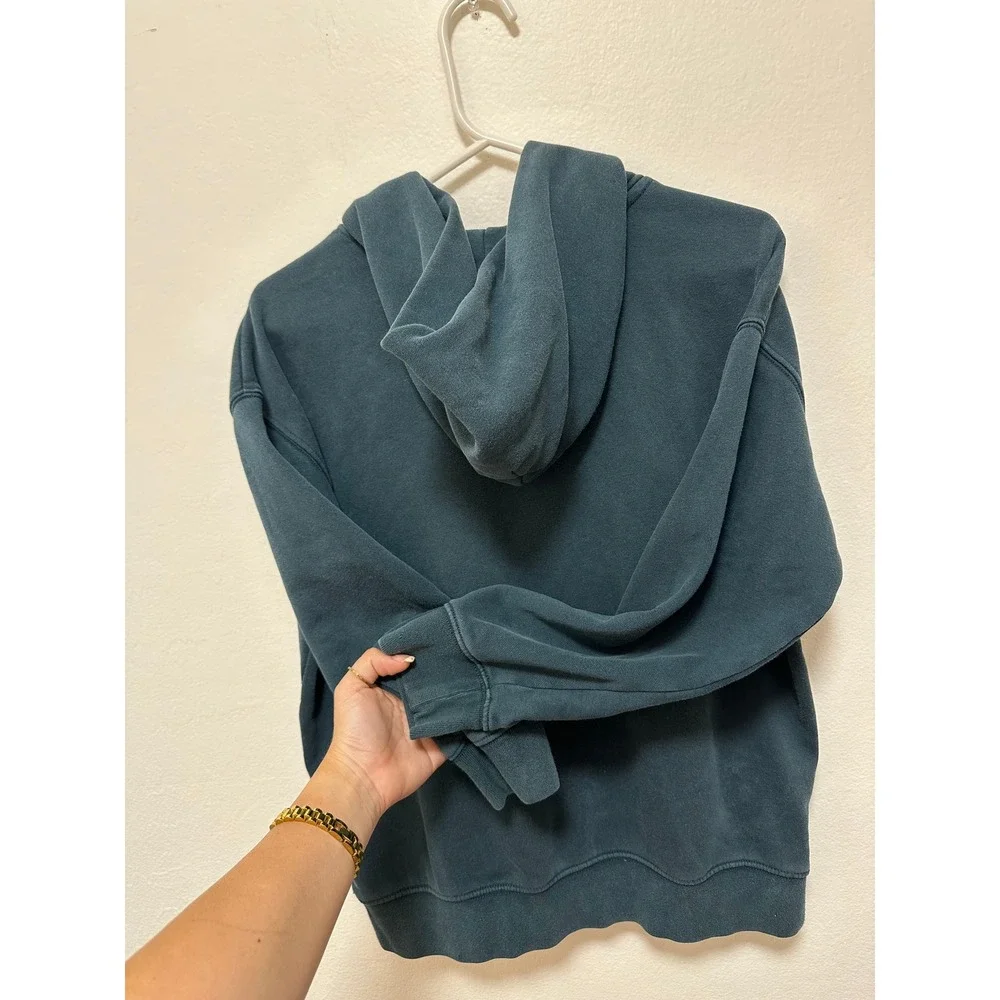 GAP Teen Blue Pullover‎ Hoodie Sweatshirt Classic Logo Pocket Casual Comfy